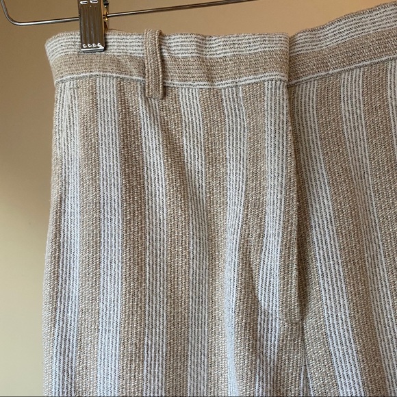 Acne Studios - Striped Linen Blend Trousers - Picture 8 of 8